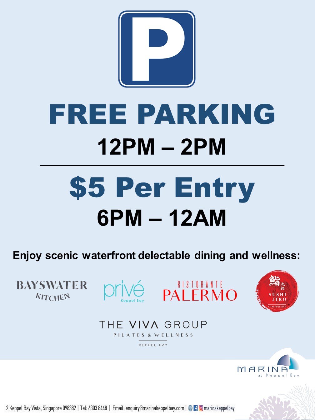Free Parking Signage (Portrait) img-min